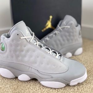 Air Jordan Retro Wolf Grey/White-Deadly Pink - 7Y